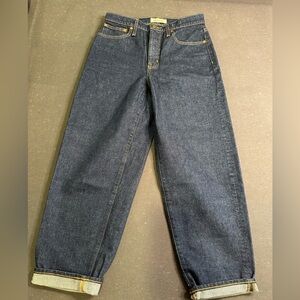 Madewell Dark Blue Balloon Jeans